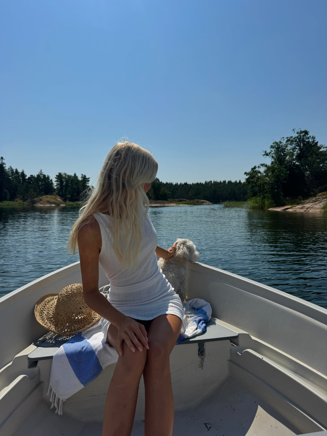 Sofie mini kjole - Hvid