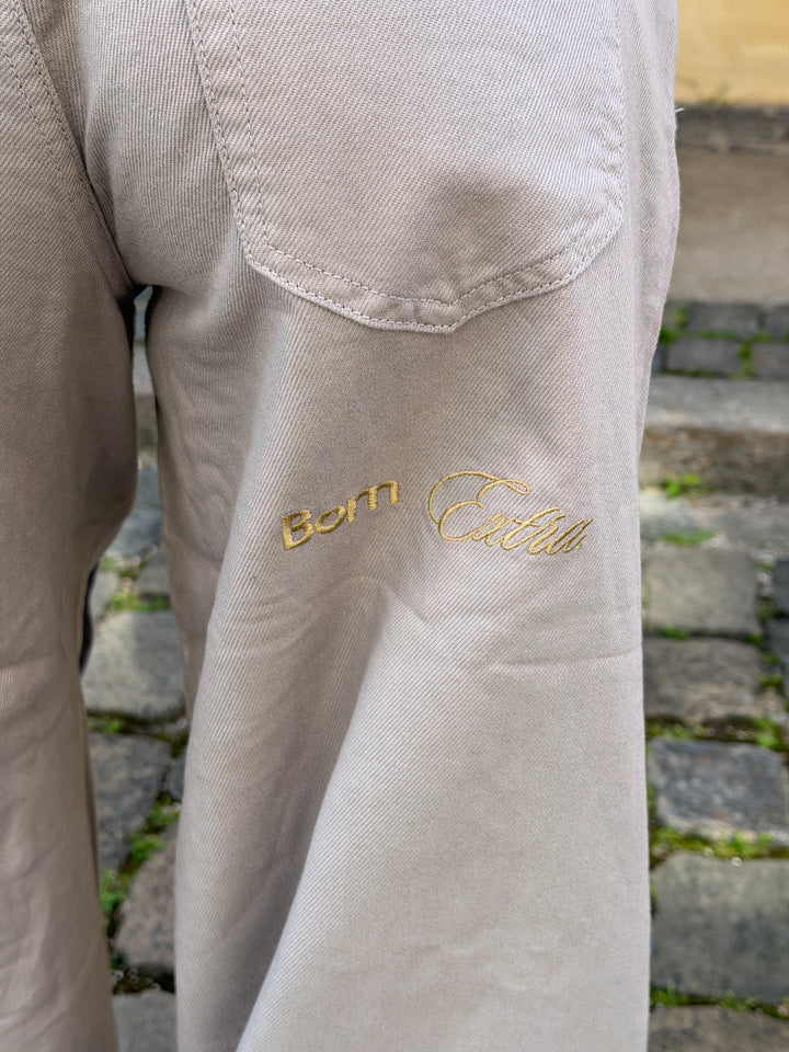 Kelly baggy denim jeans - Mauve