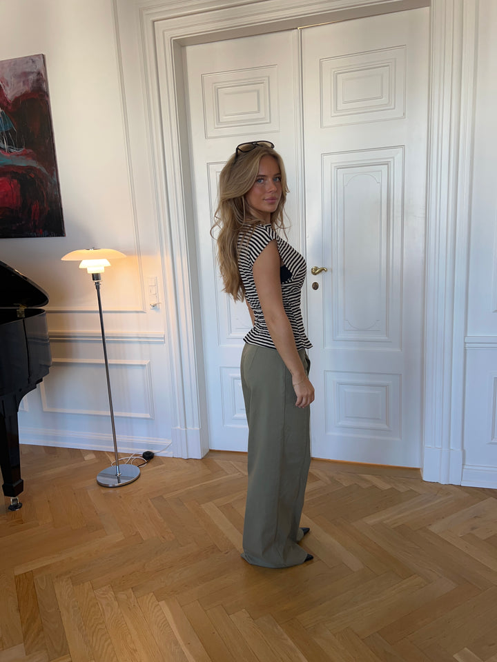 Claire bælte pants - Grøn