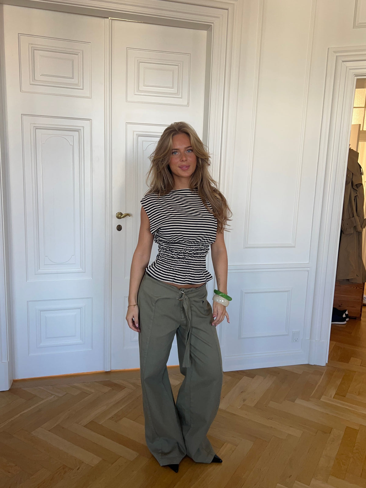 Bianca Smock Top Brun