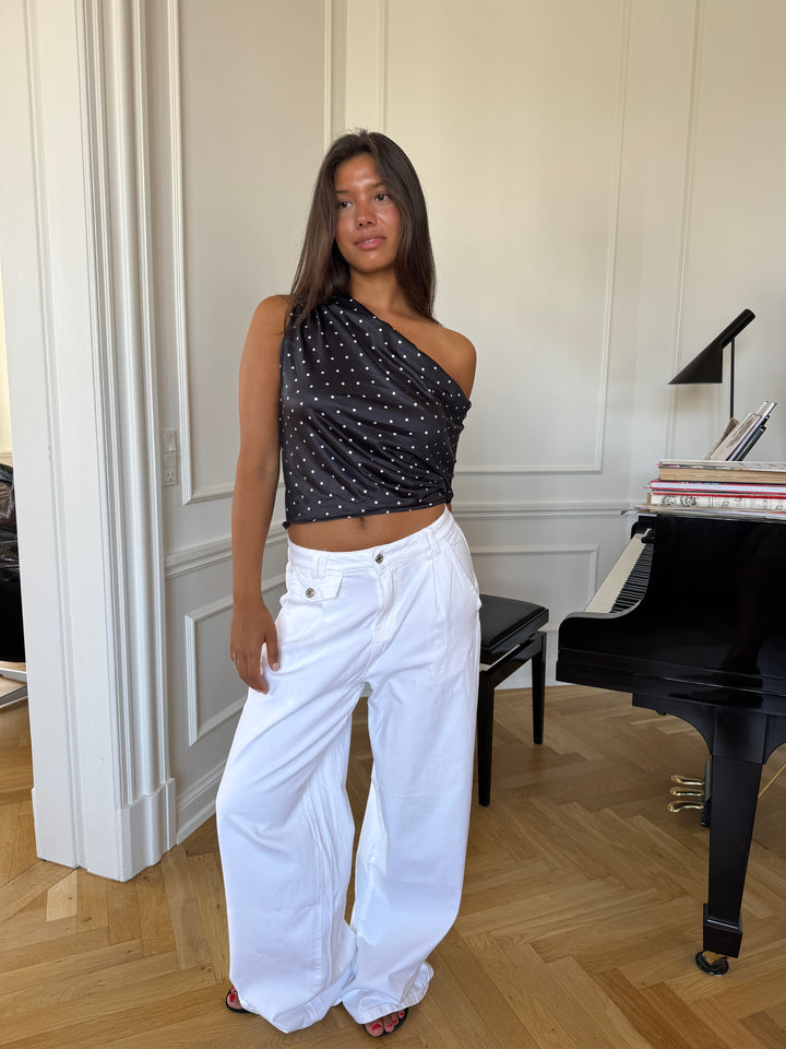 Esme baggy jeans - Hvid