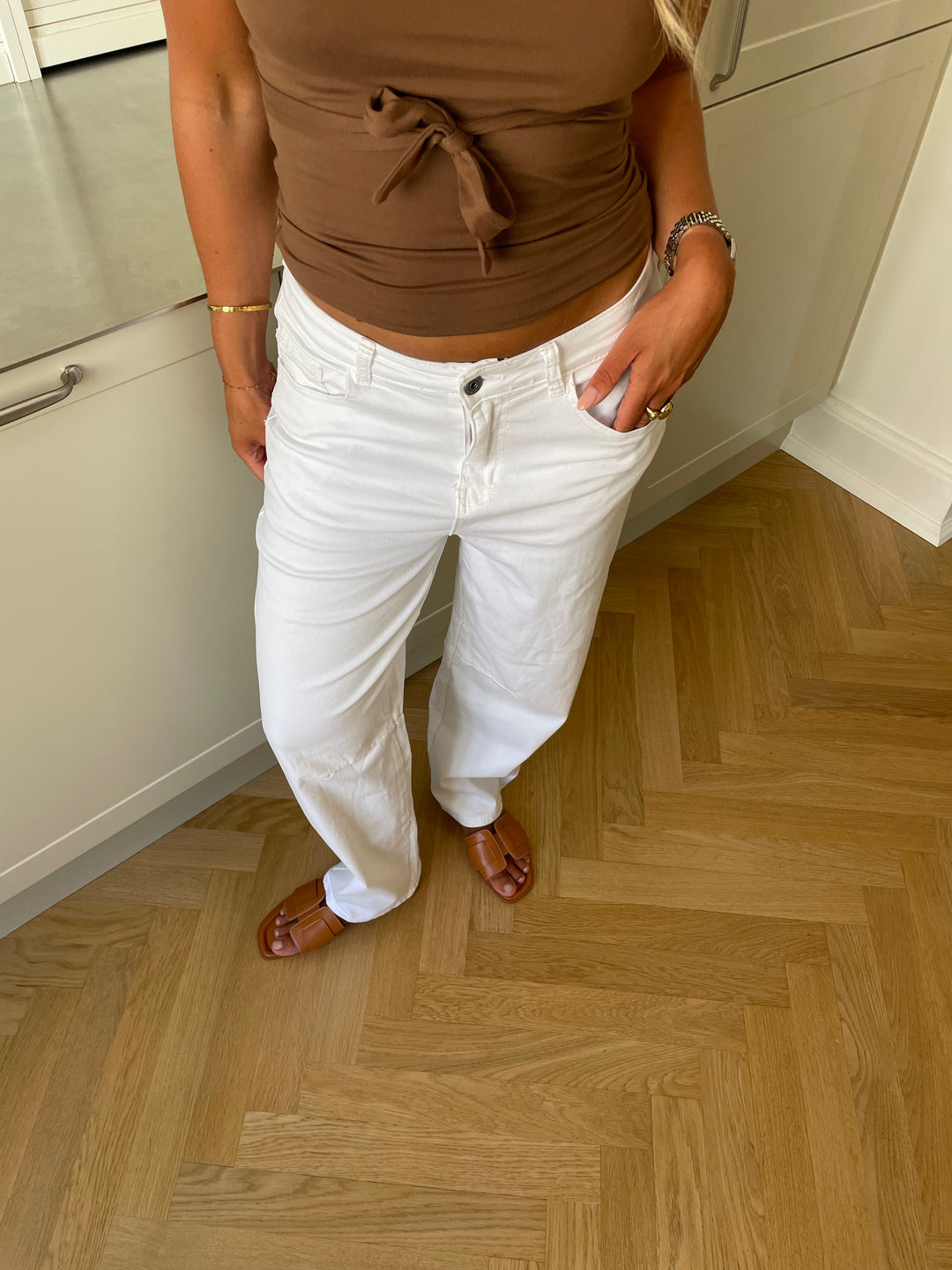 Rosalia baggy jeans - Hvid