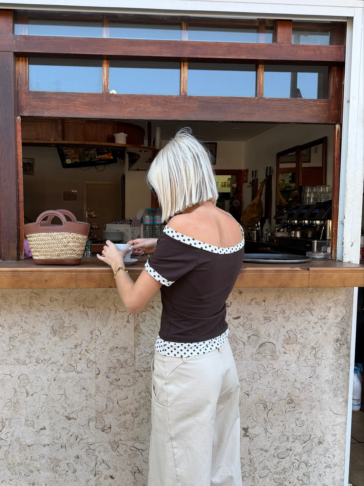 Vanja Dobbelt T-Shirt Brun