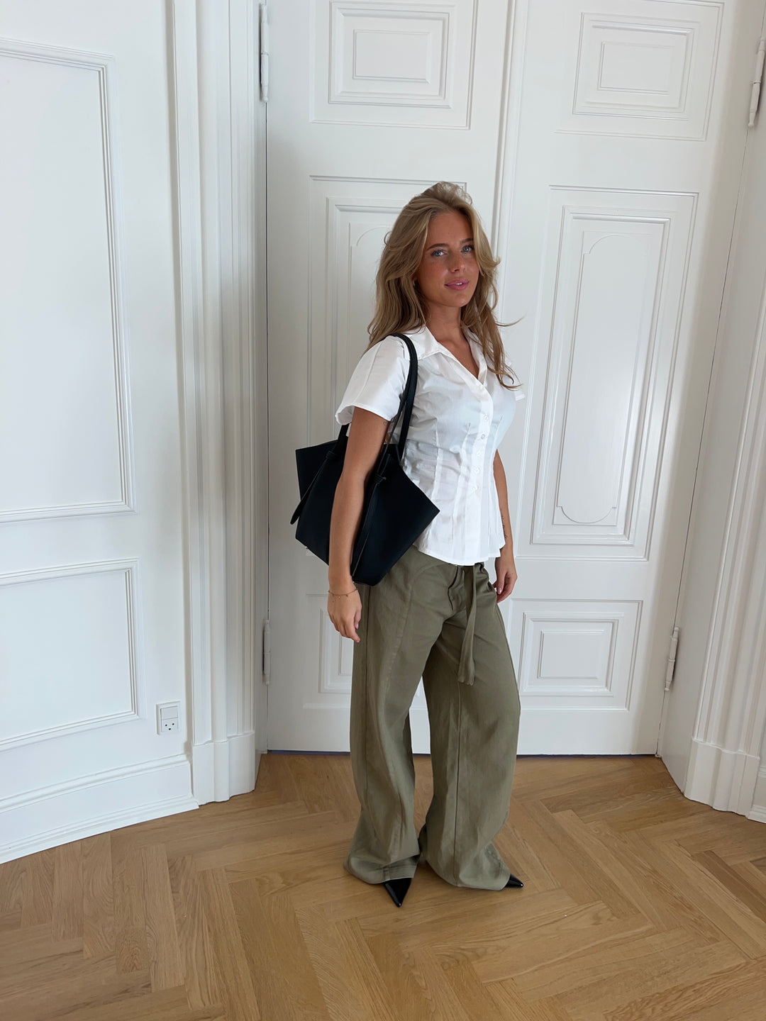 Claire bælte pants - Grøn