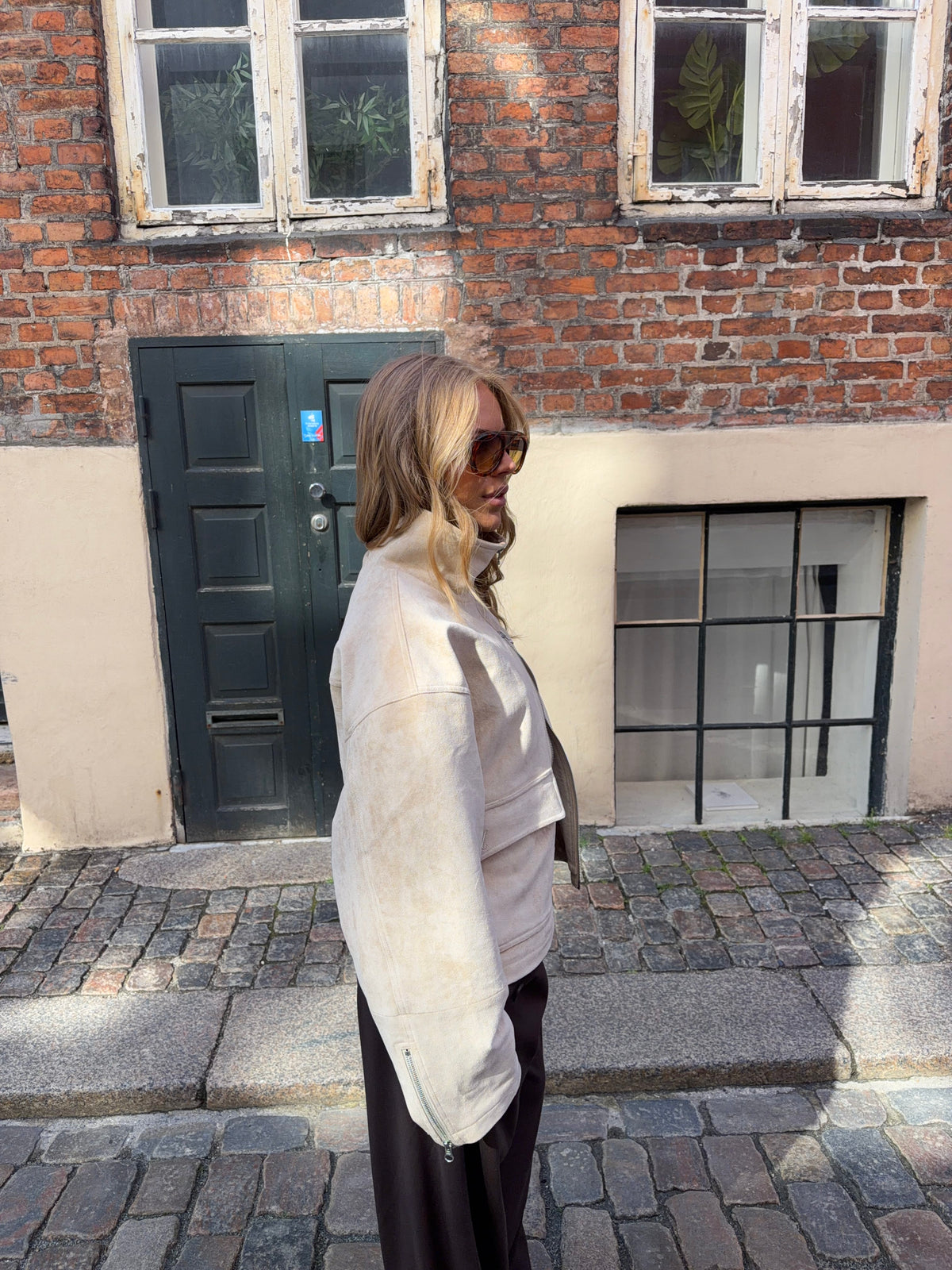 Leah Ruskind Jakke Beige