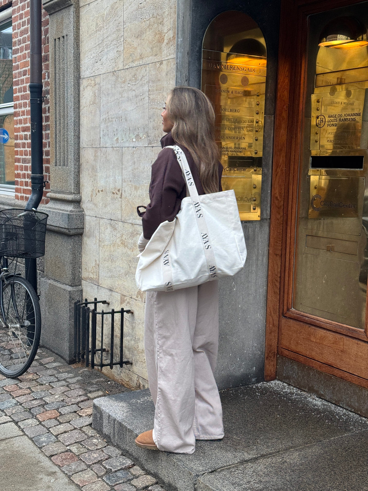 AYA-S logo tote bag