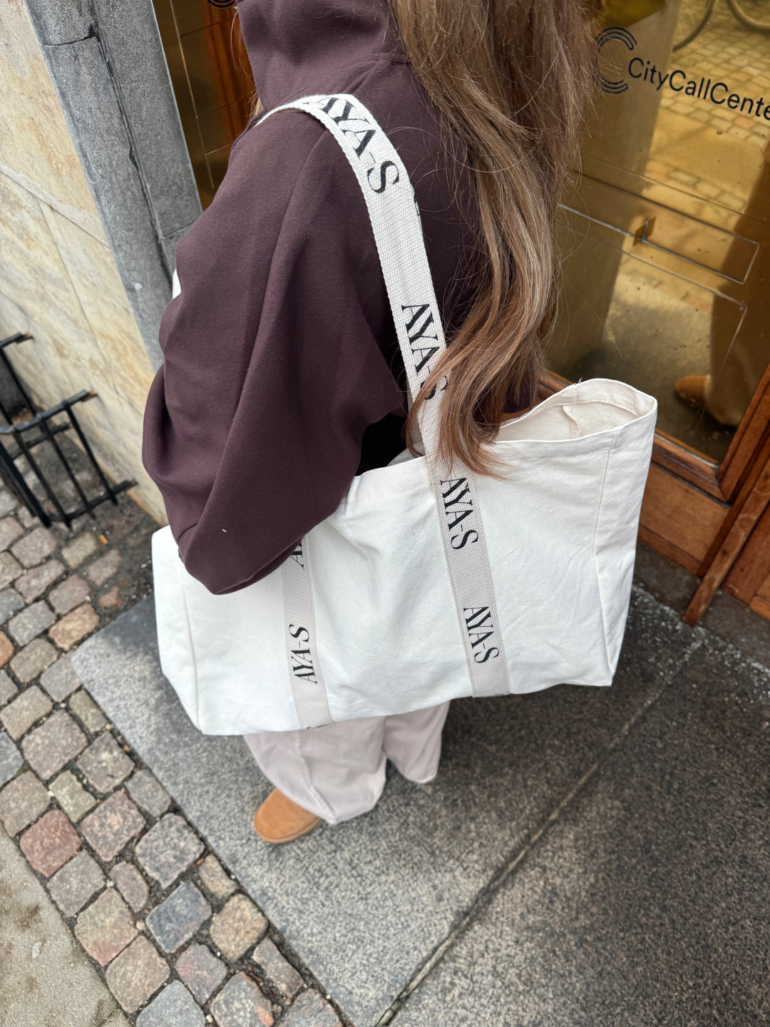 AYA-S logo tote bag
