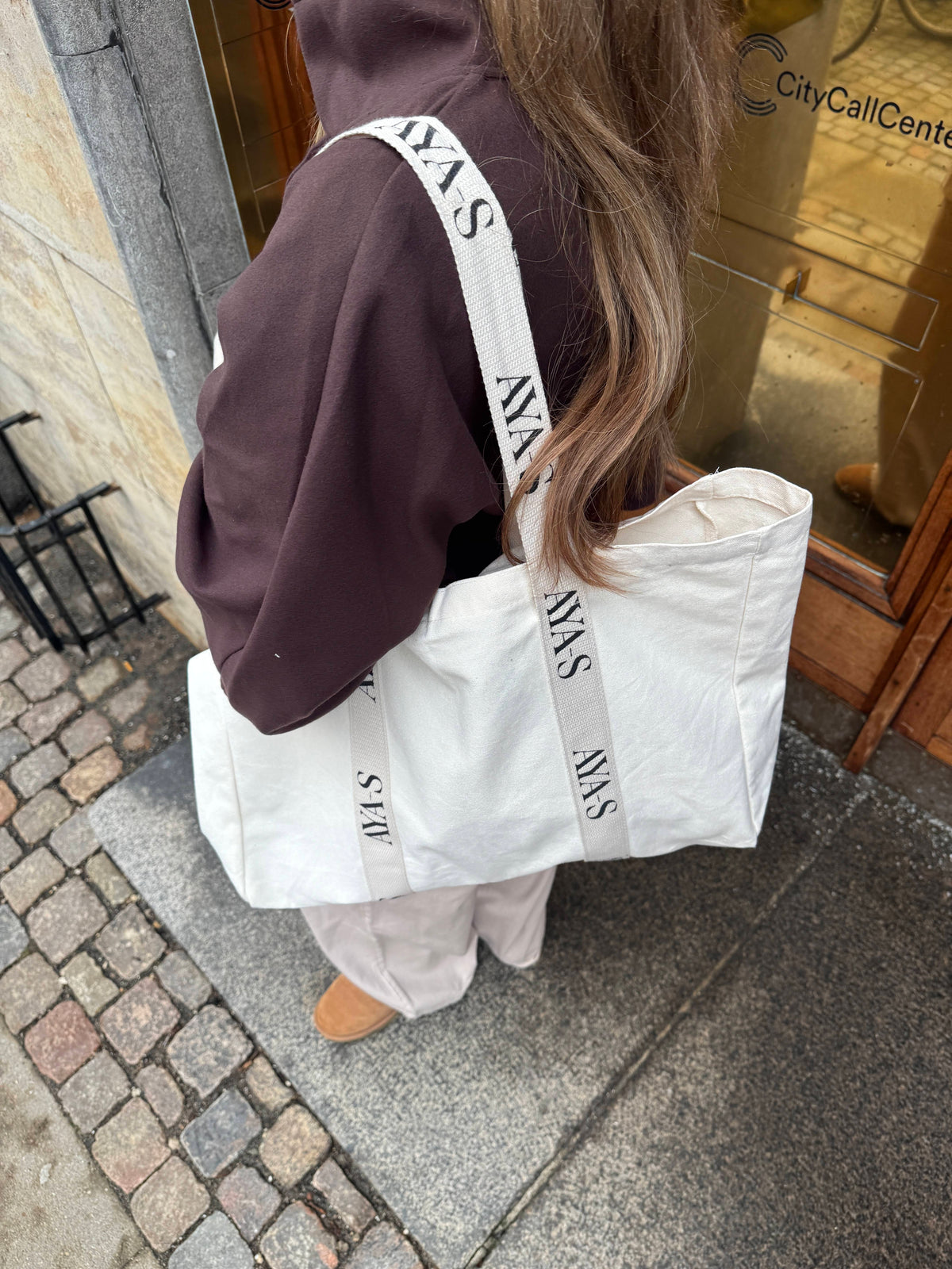 AYA-S logo tote bag