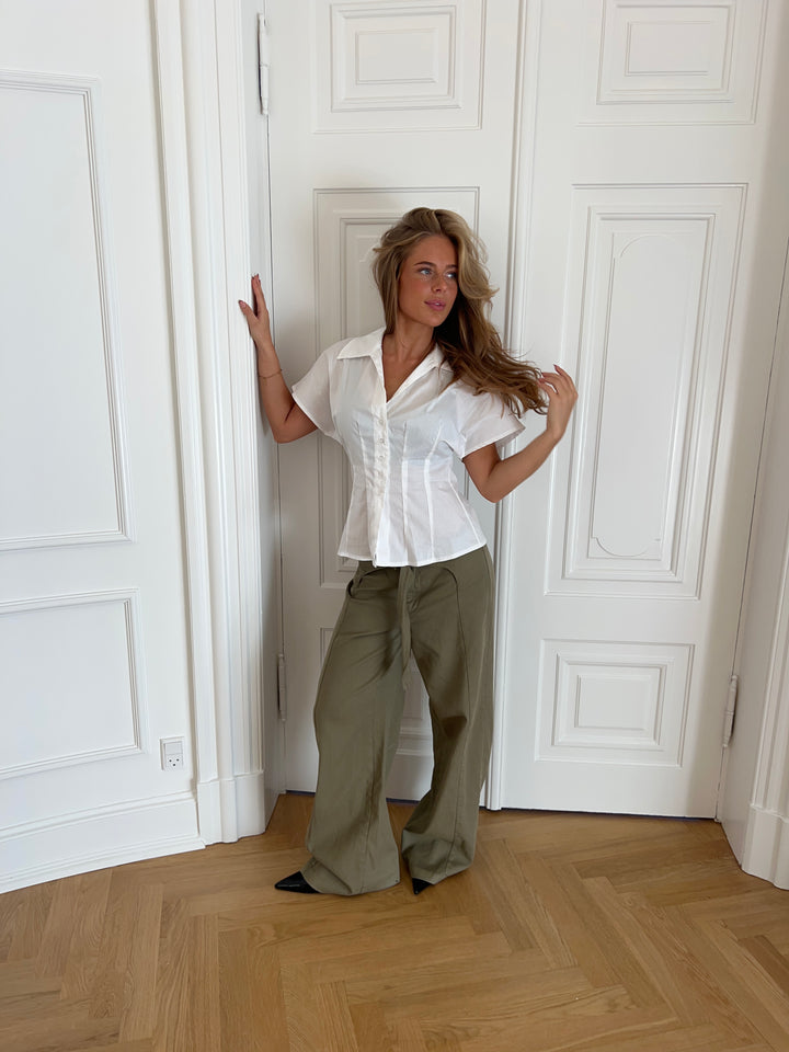 Claire bælte pants - Grøn