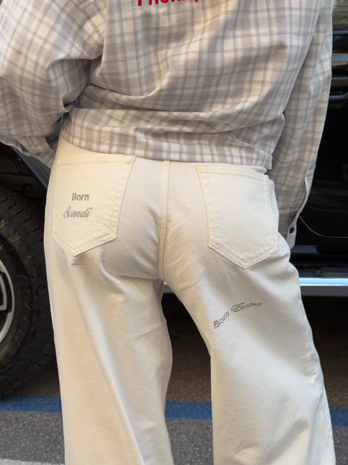 Kelly Baggy Jeans Hvid