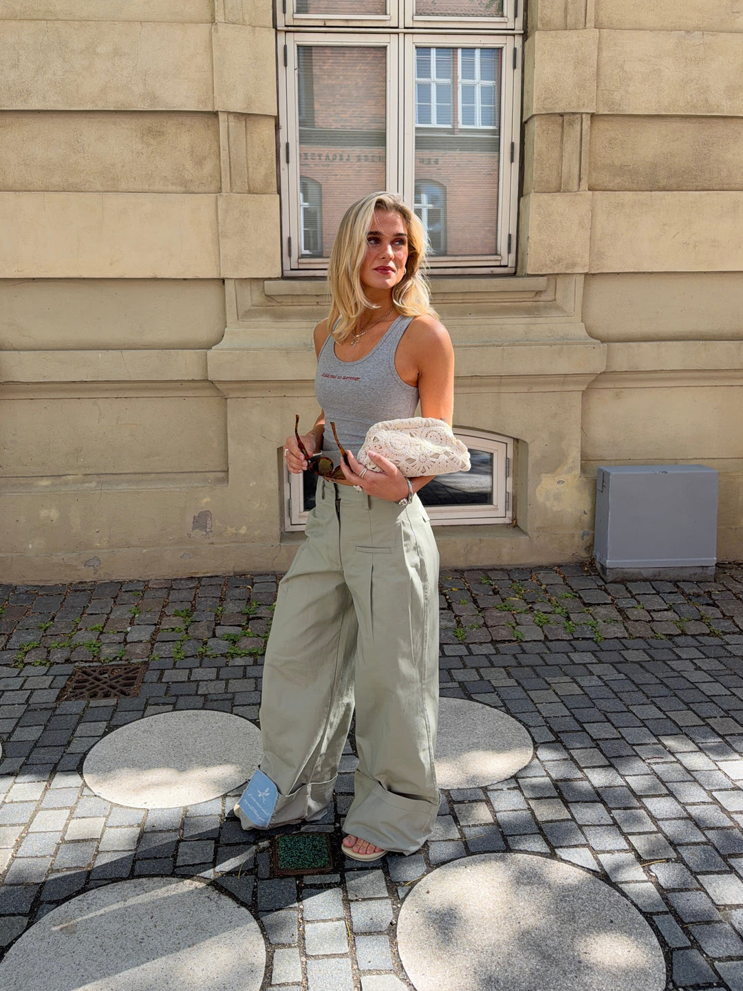 Neva fold up bukser - Army grøn