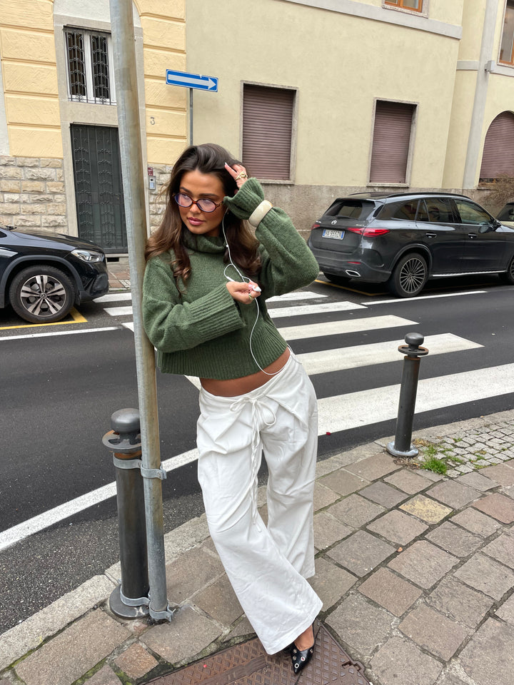 Elara baggy bukser - Hvid