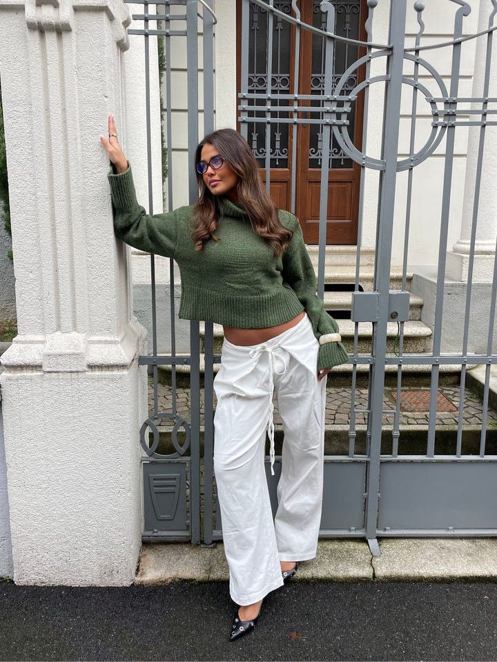 Elara baggy bukser - Hvid