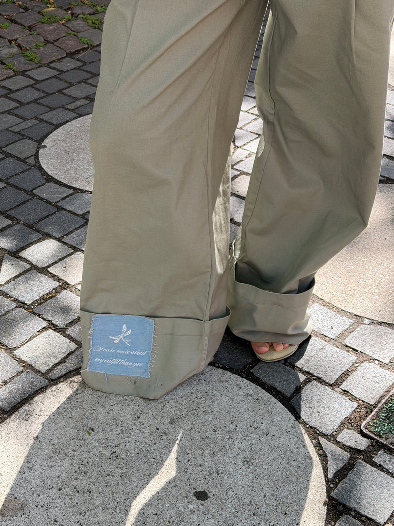 Neva fold up bukser - Army grøn