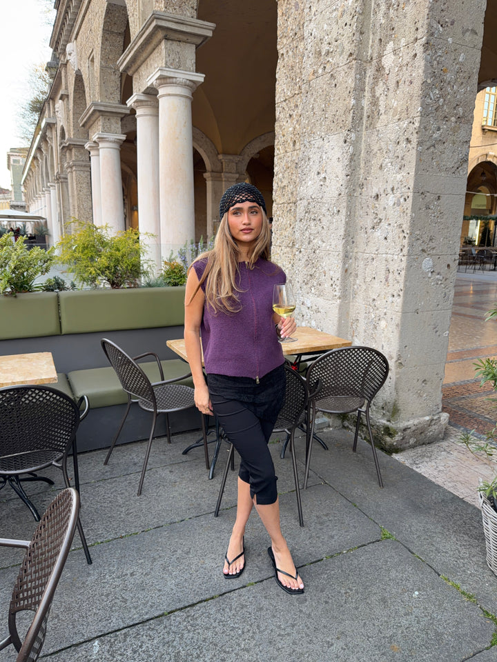 Tora strik vest - Berry
