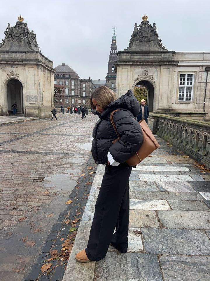 Ellinor puffer jakke - Sort