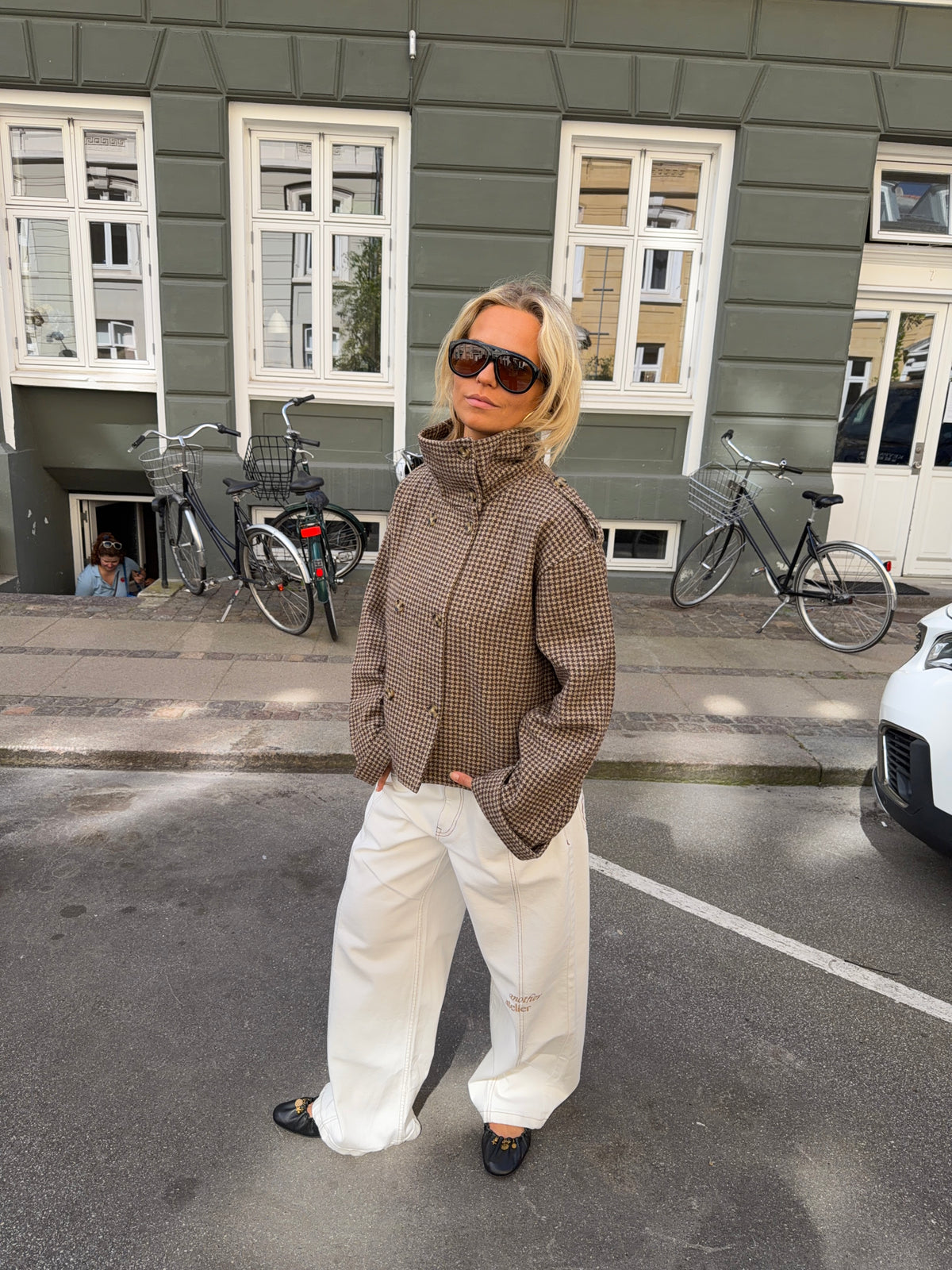 Cleo Funnel Neck Jakke Ternet