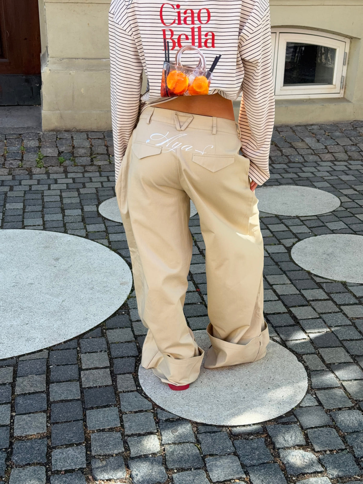 Neva Fold-Up Bukser Beige