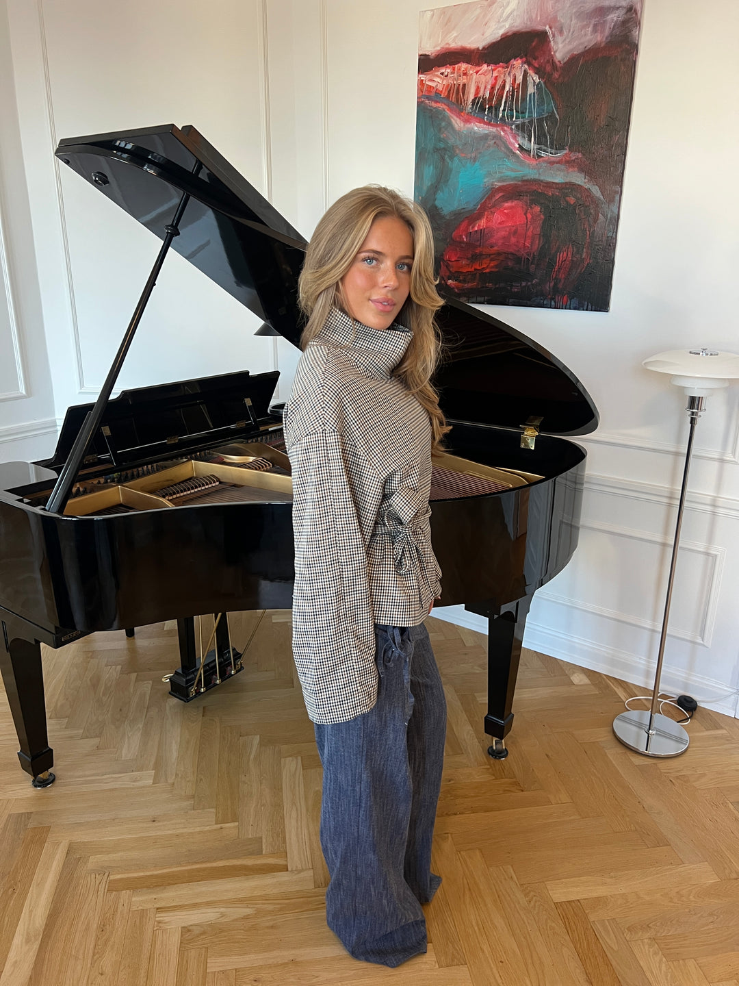 Alessia funnel neck jakke - Ternet