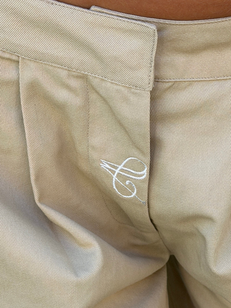 Neva fold up bukser - Beige