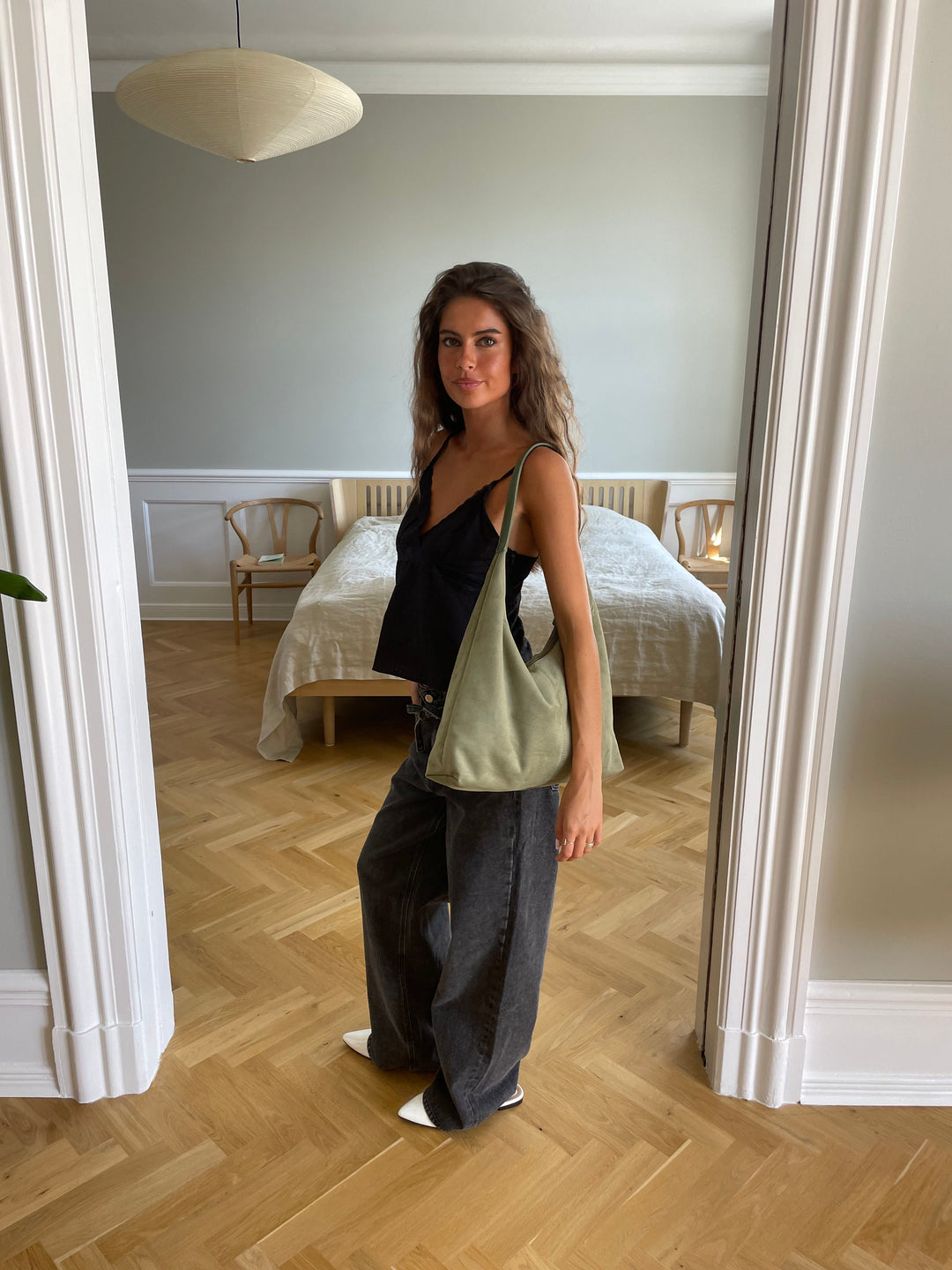 Laura ruskind taske - Olivengrøn