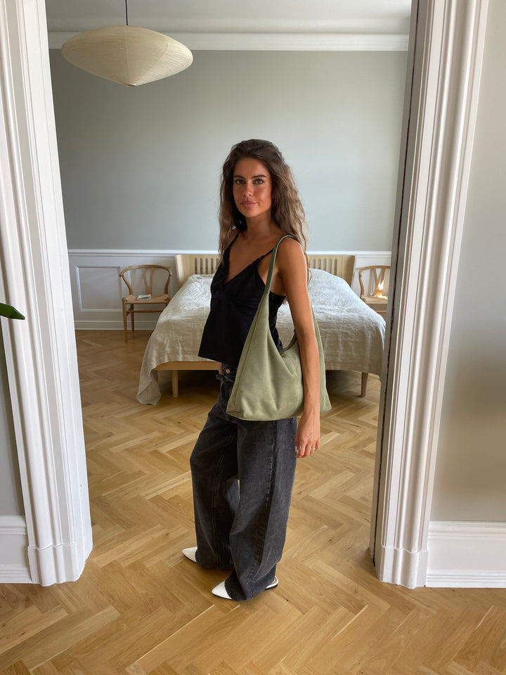 Laura ruskind taske - Olivengrøn