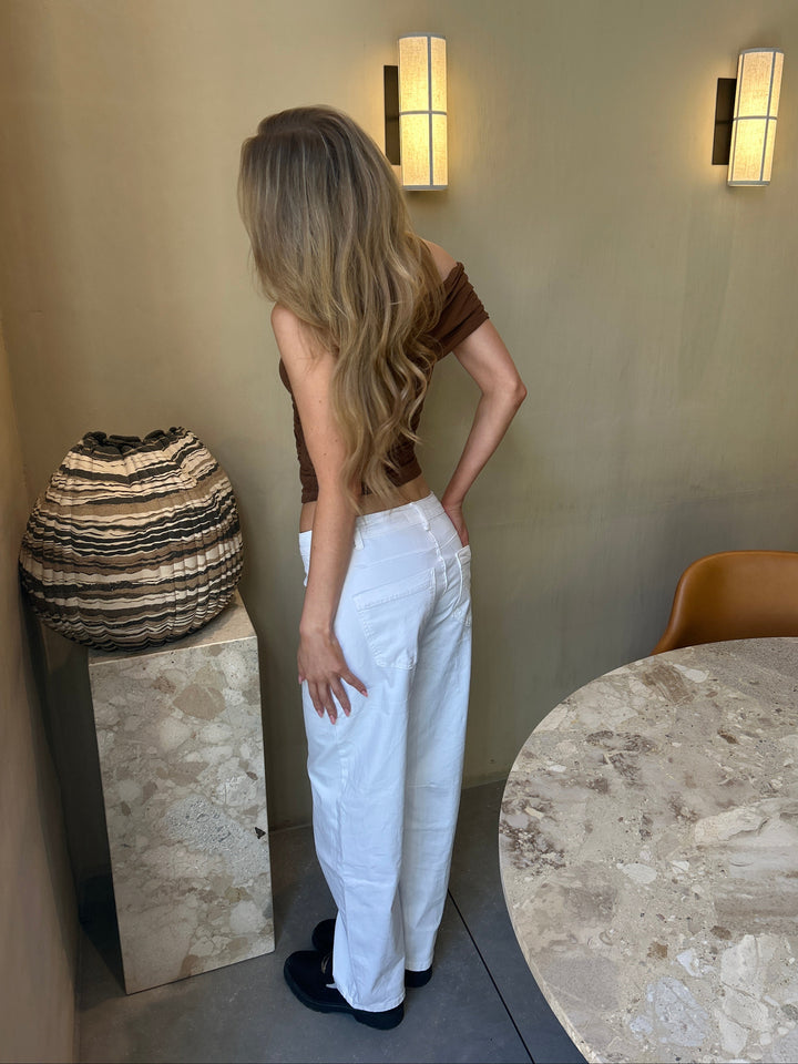 Rosalia baggy Jeans - Hvid