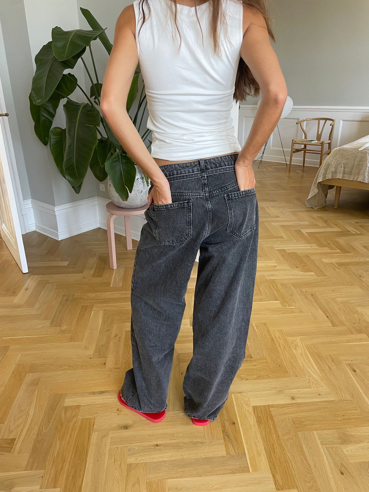 Elisa Denim Jeans Grå