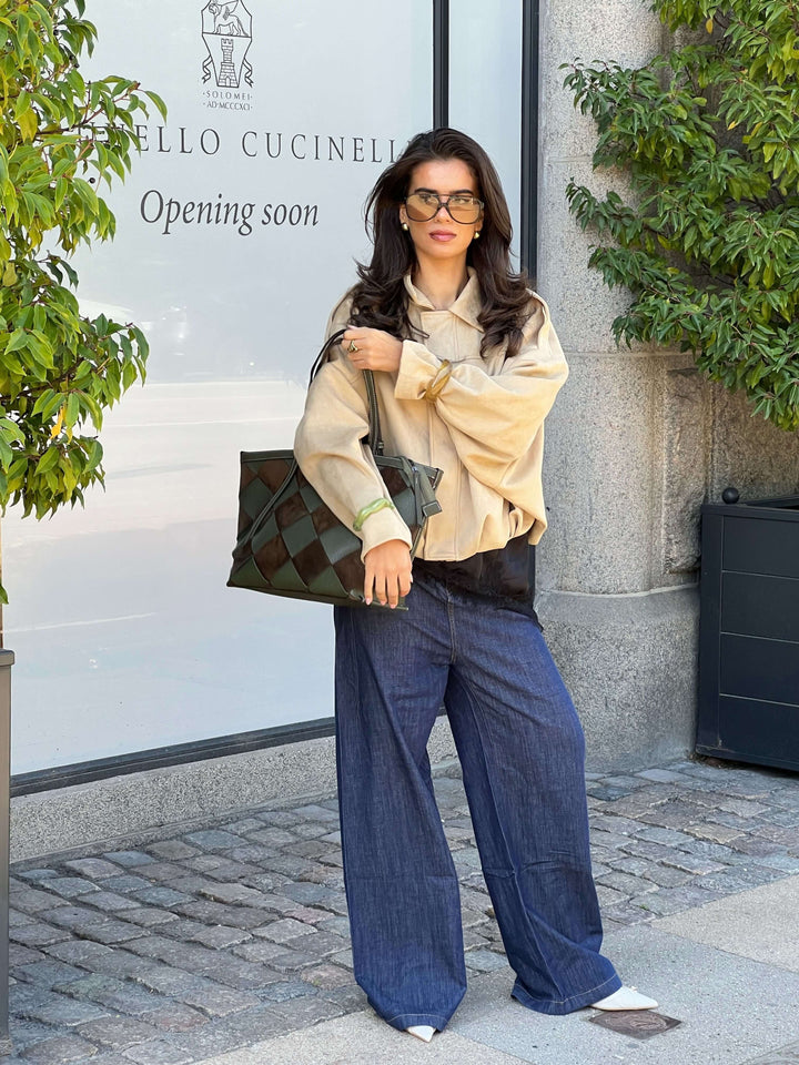 Jua denim bukser - Medium blå