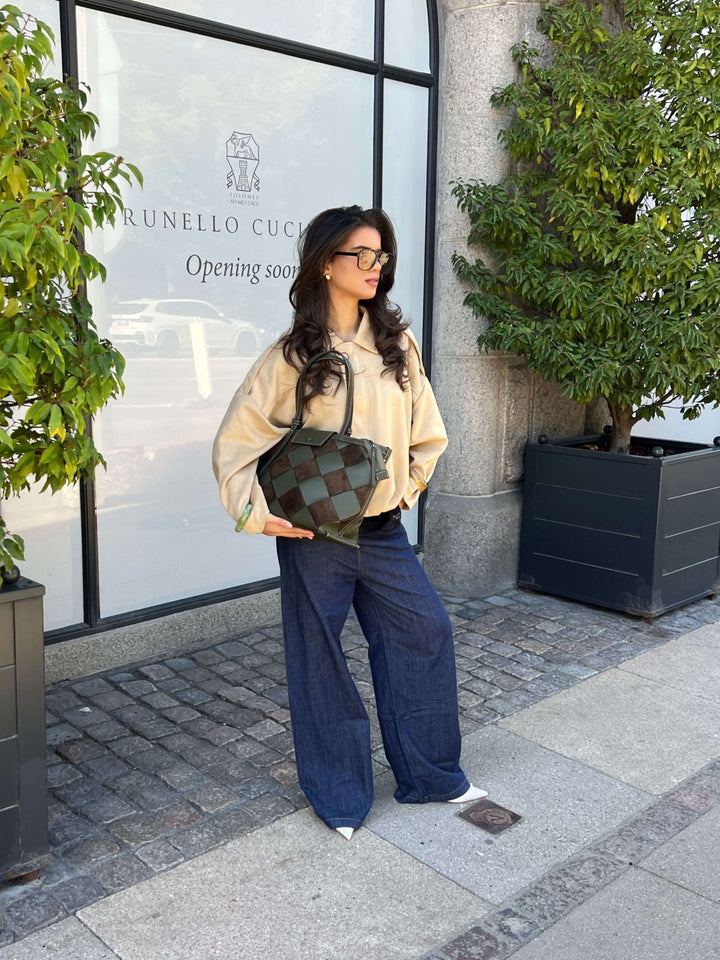 Jua denim bukser - Medium blå