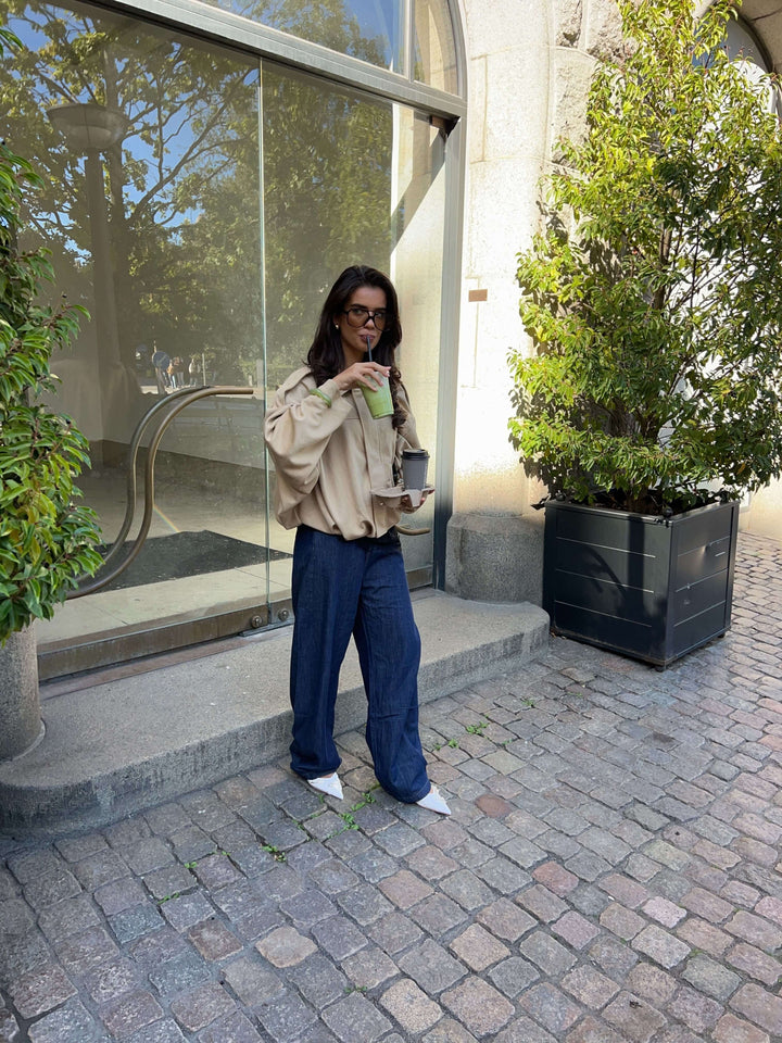 Jua denim bukser - Medium blå