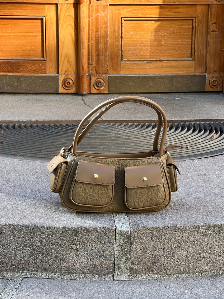 Karla skuldertaske - Beige