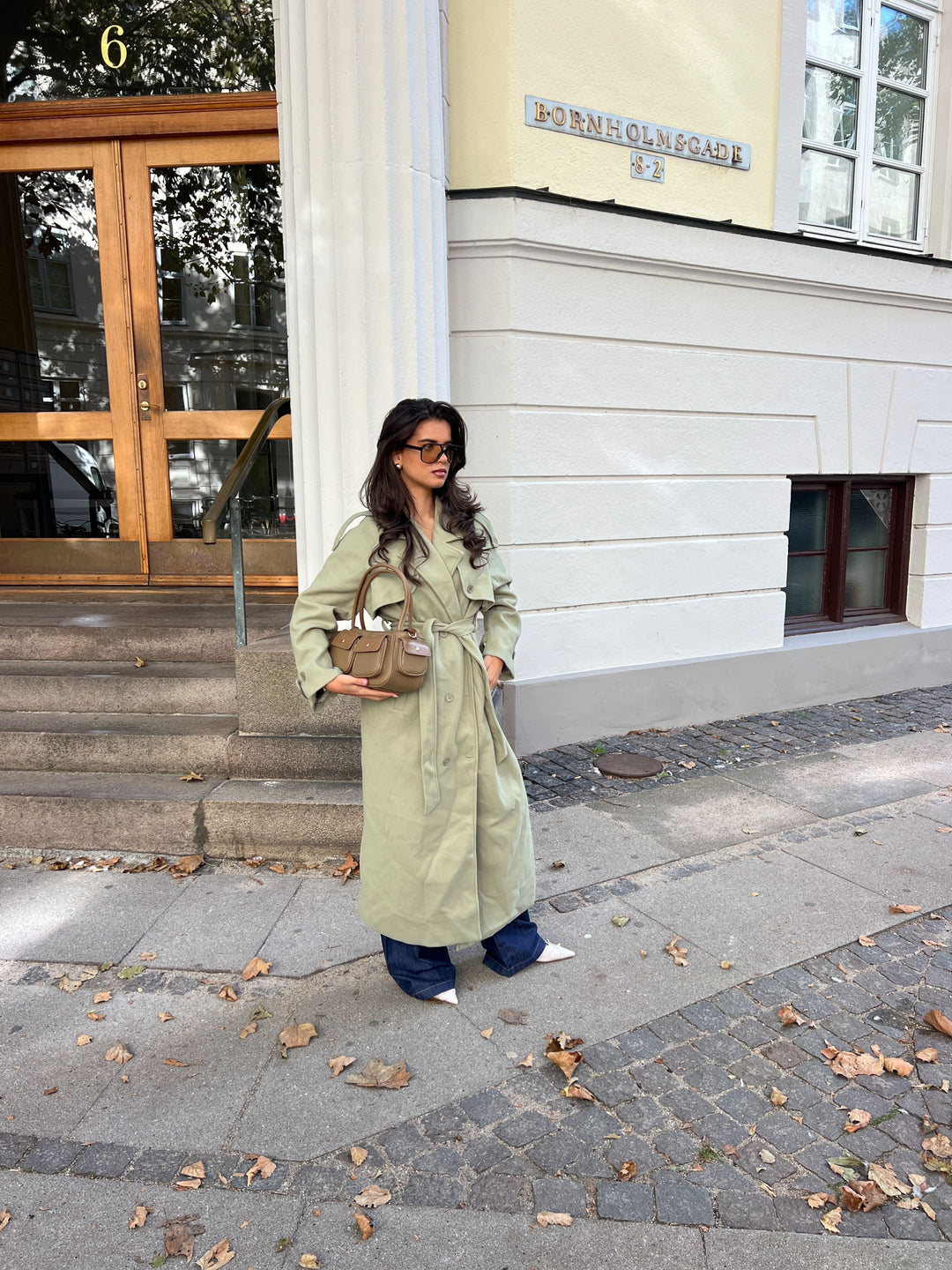 Karla skuldertaske - Beige