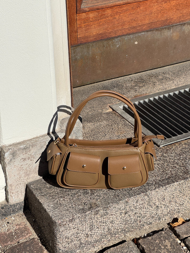 Karla skuldertaske - Beige