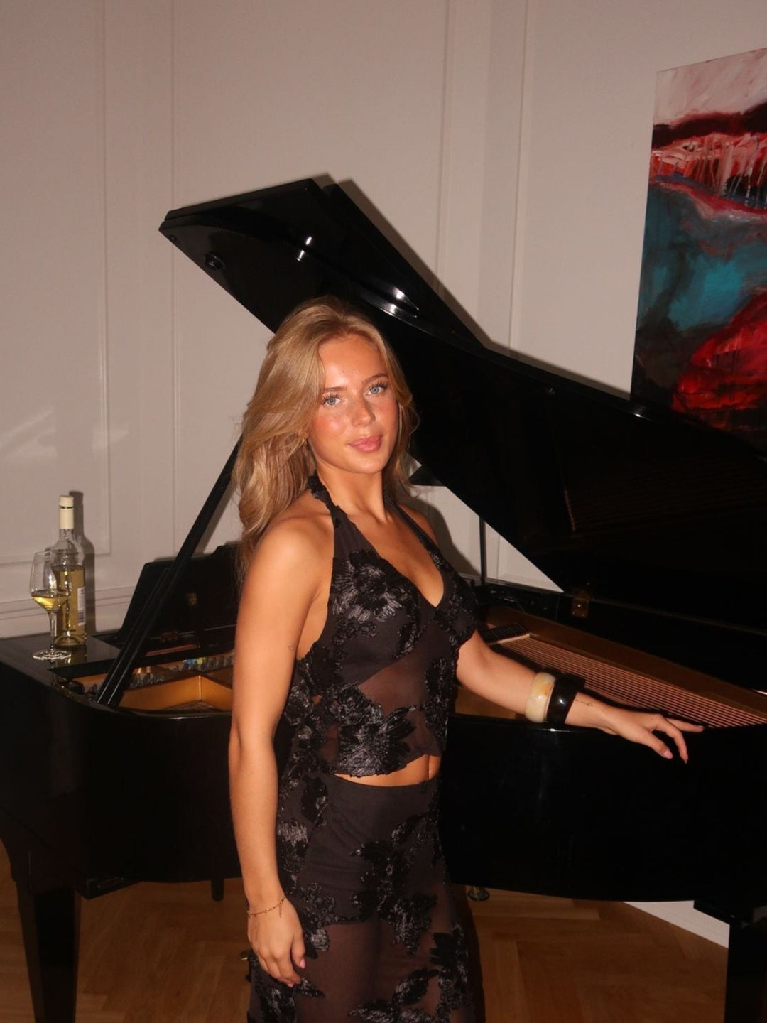 Kivo mesh top - Sort