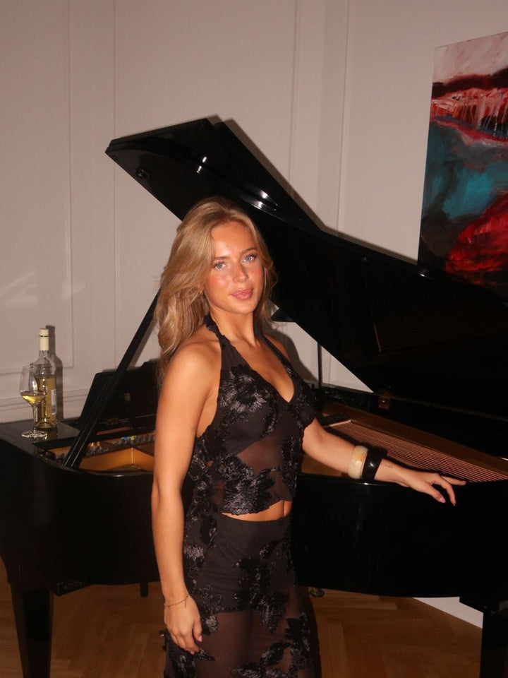 Kivo mesh top - Sort