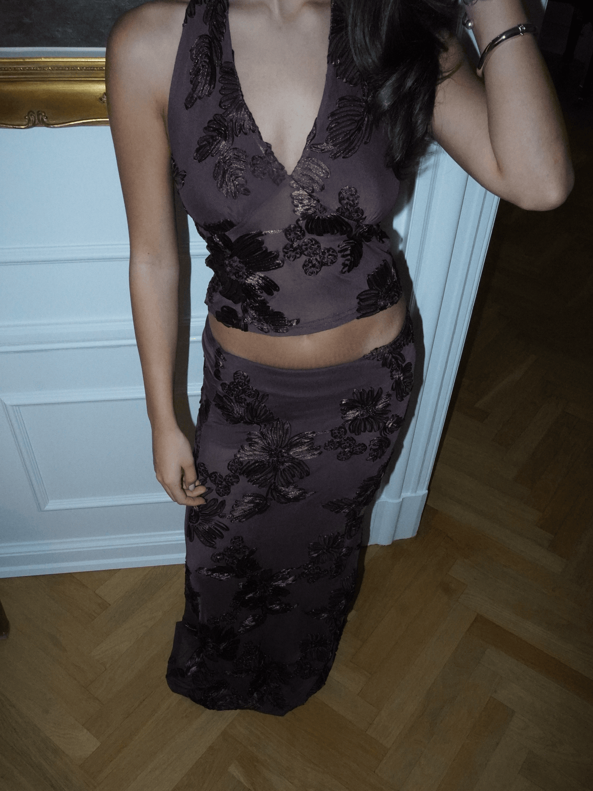Kivo Mesh Top Brun