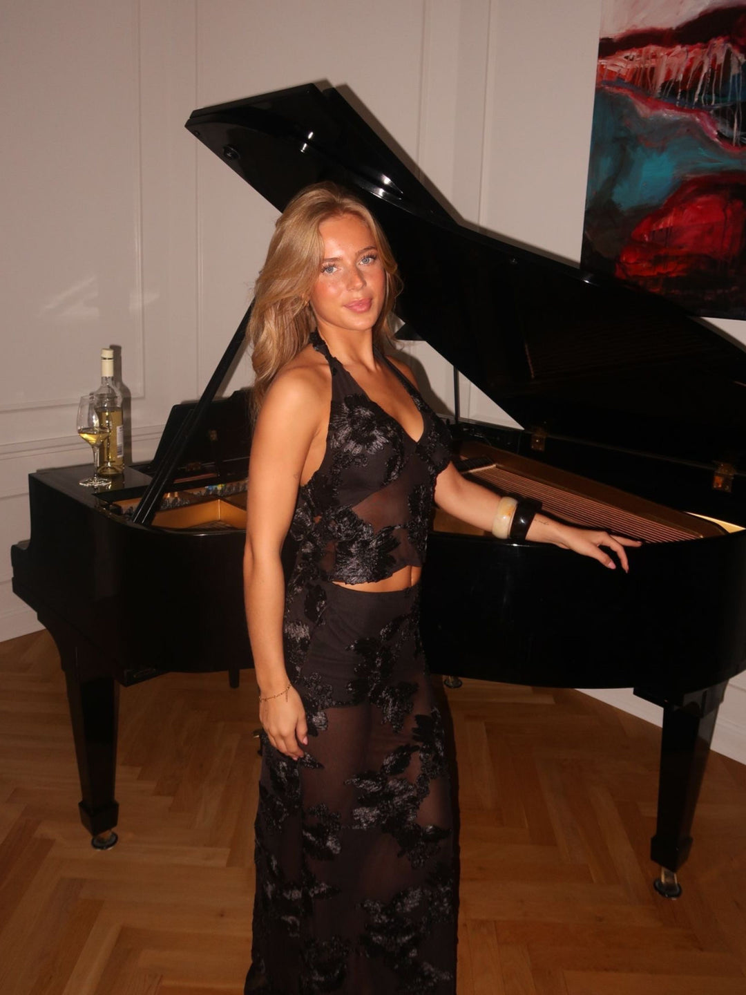 Kivo mesh top - Sort