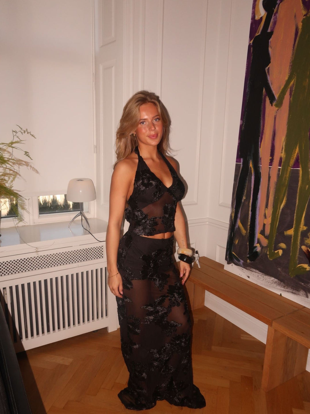 Kivo mesh top - Sort