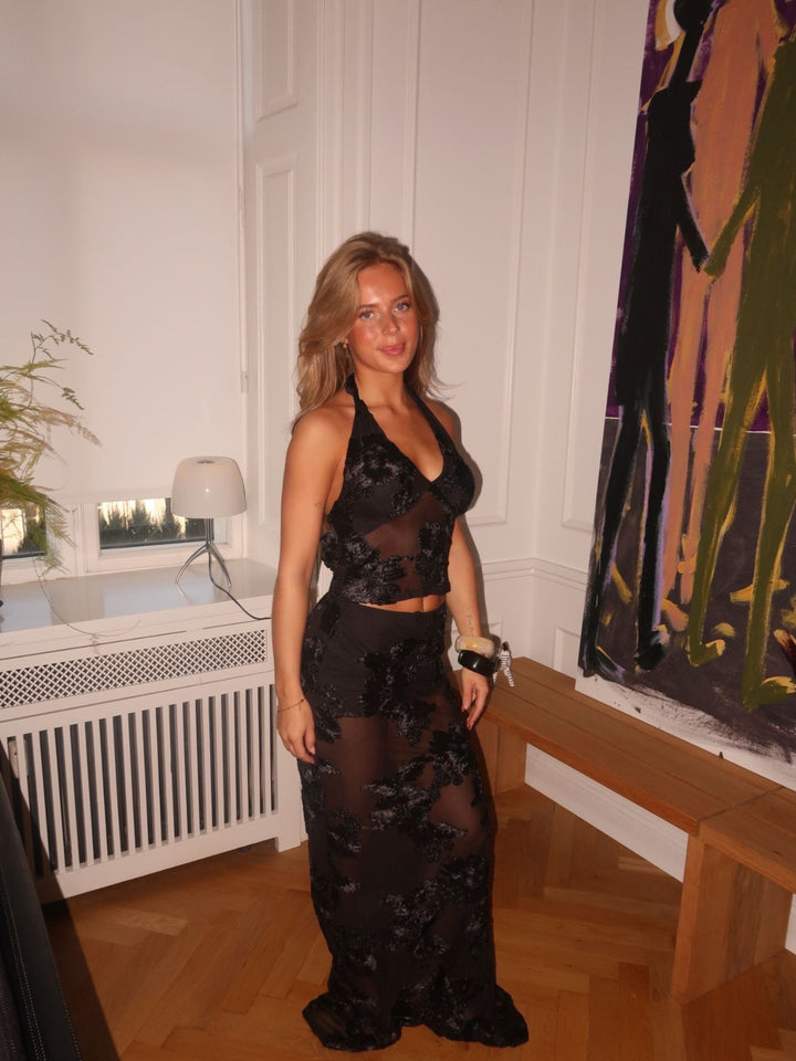 Kivo mesh top - Sort