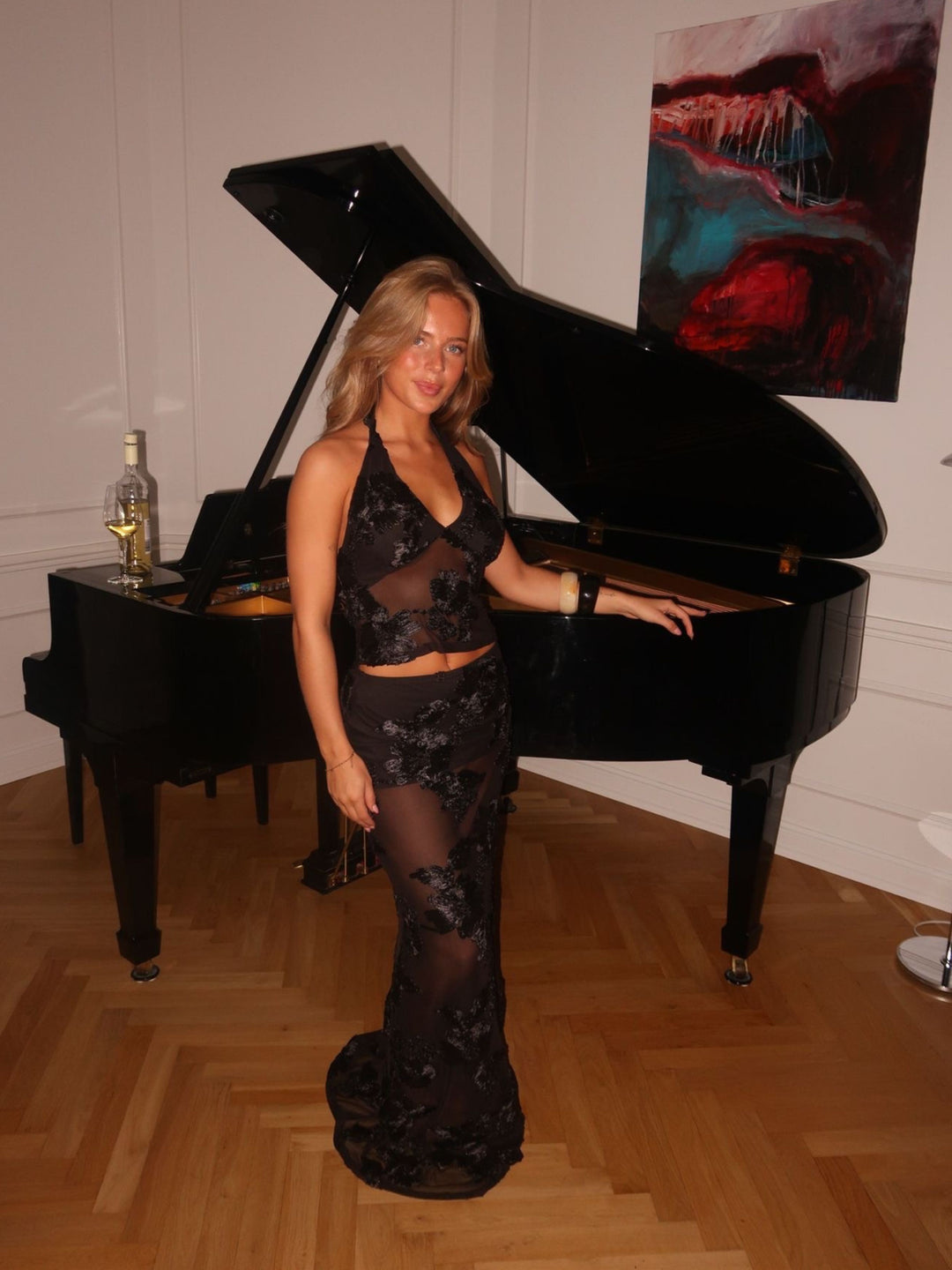 Kivo mesh top - Sort