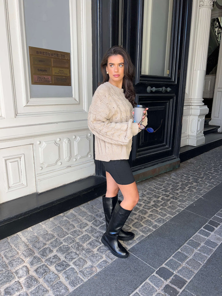 Lilla høje støvler - Sort