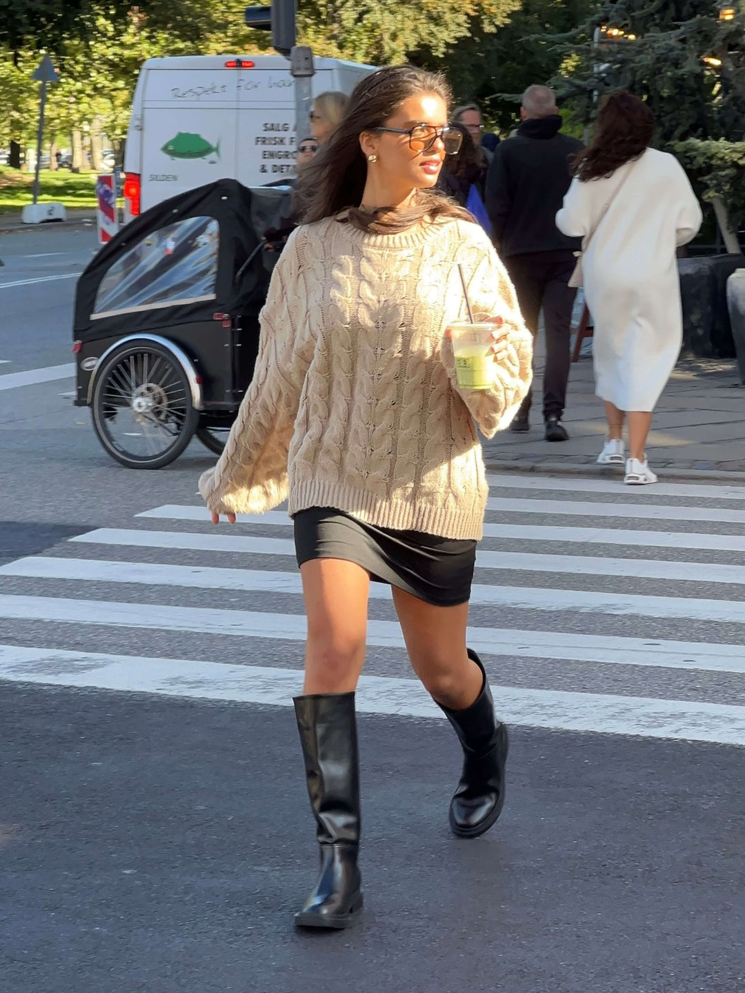 Lilla høje støvler - Sort