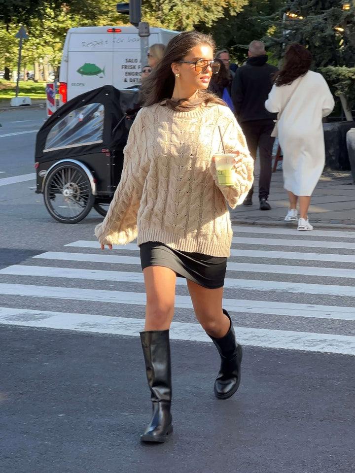 Lilla høje støvler - Sort