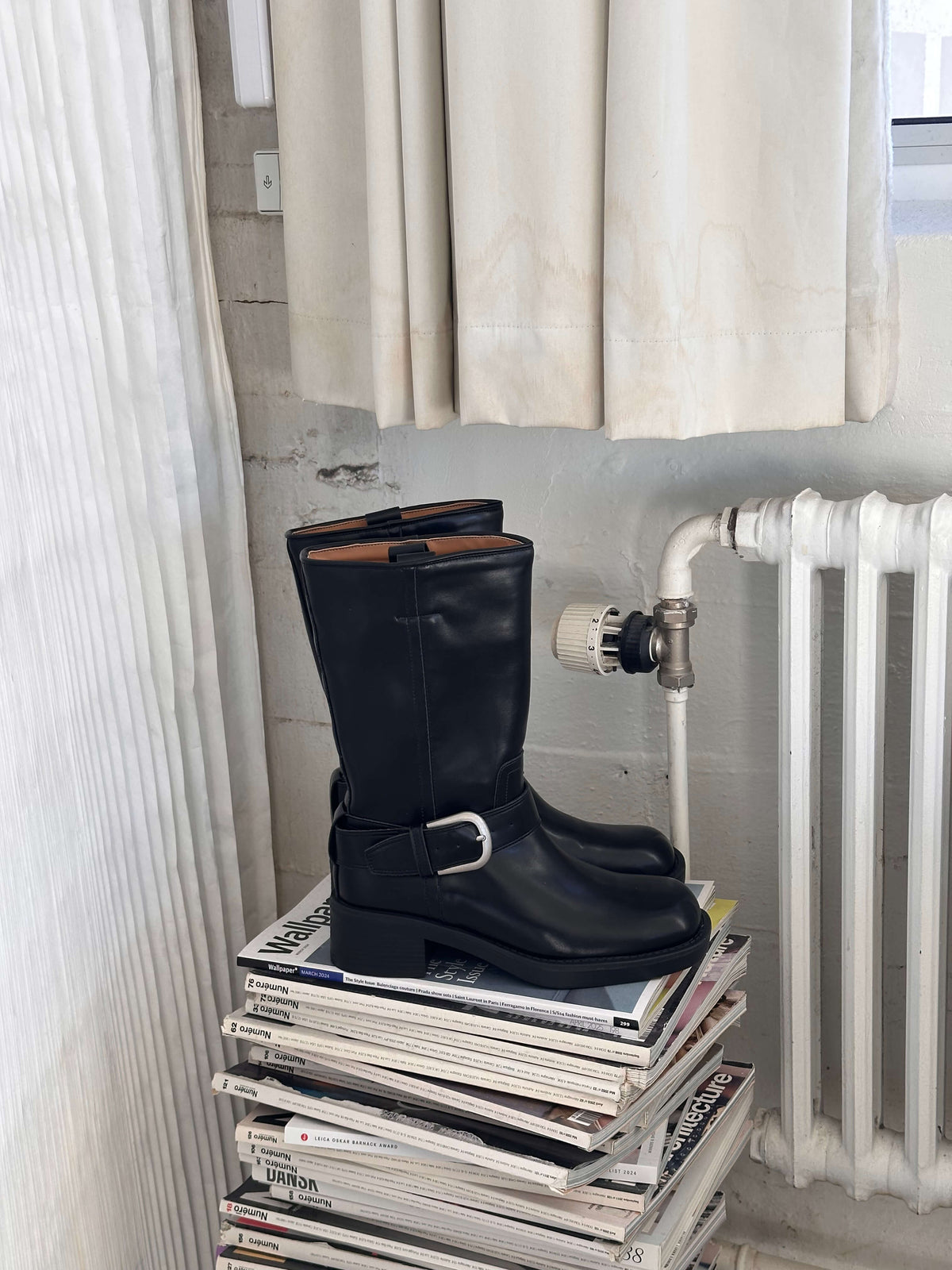 Lua Buckle Støvler Sort