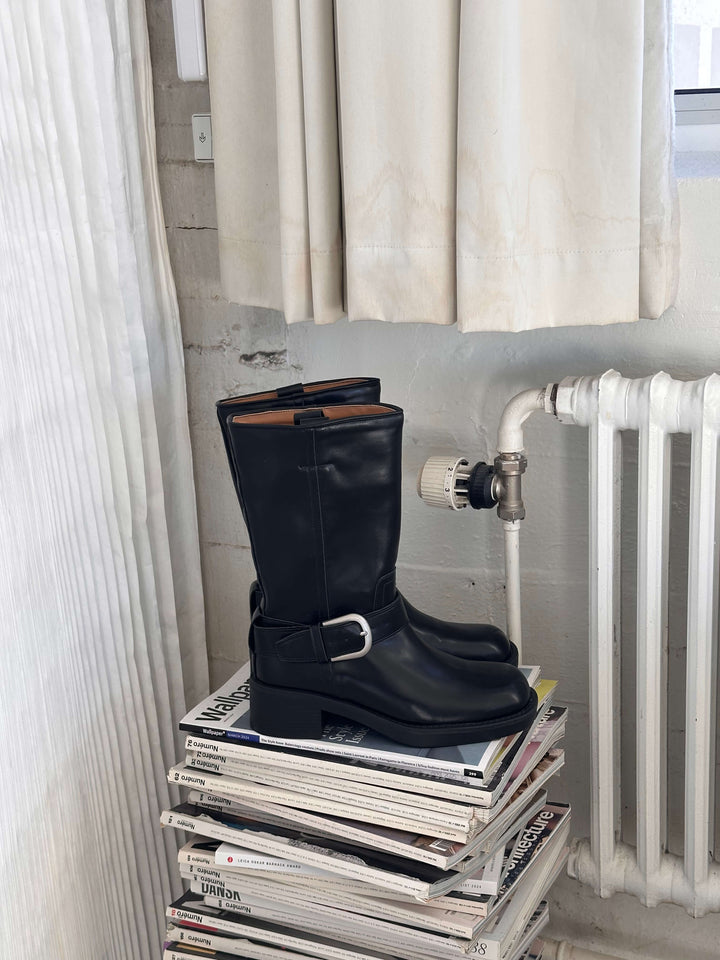 Lua buckle støvler - Sort