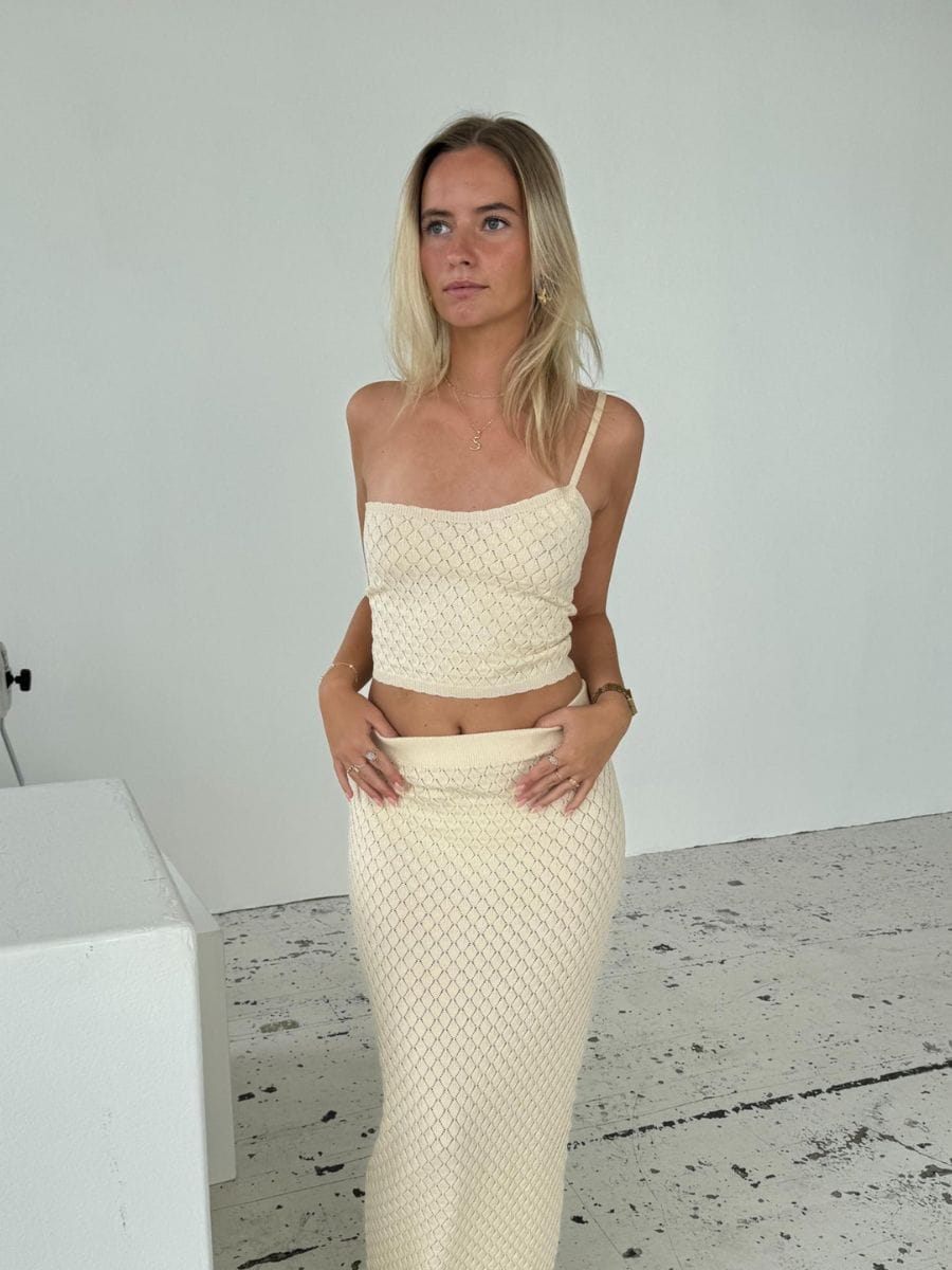 Maddy Strik Top Creme