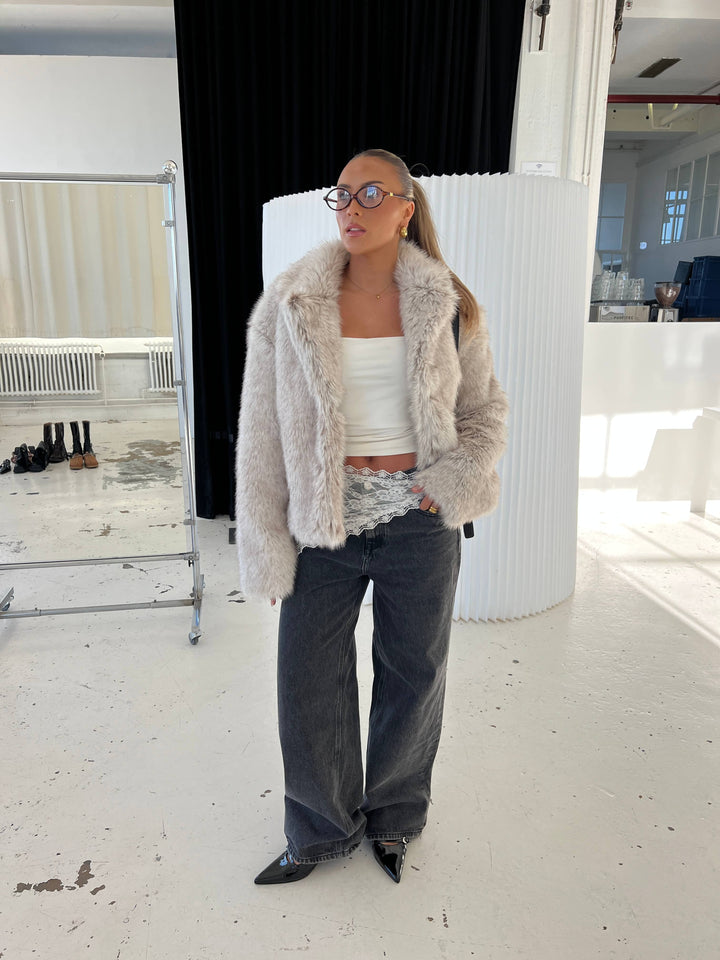 Marly lace scarf - Hvid