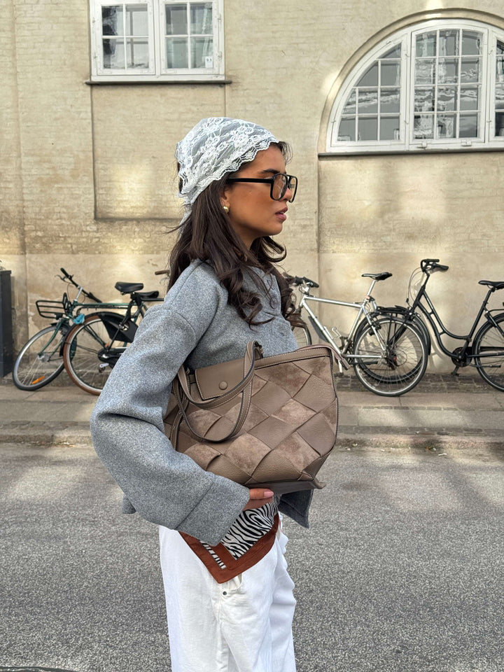 Marly lace scarf - Hvid