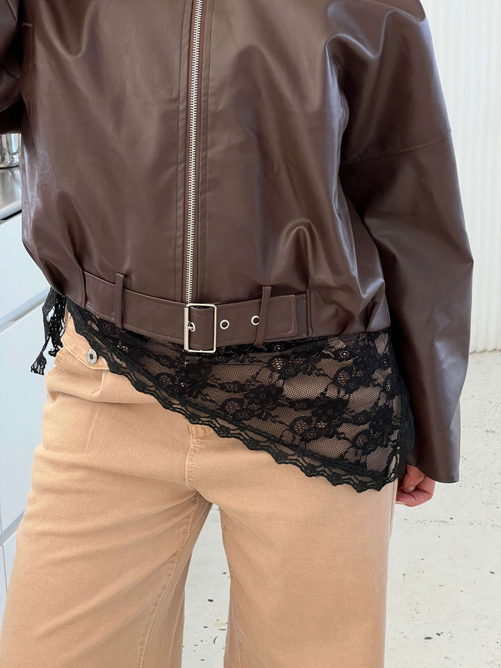 Marly lace scarf - Sort